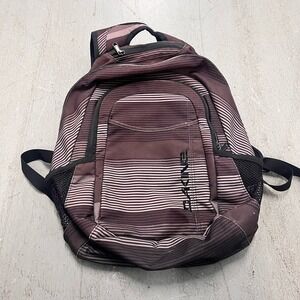 Dakine Campus Backpack 25L Gray Black Stripes‎ School Laptop Travel Bag Unisex